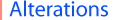 Alterations
